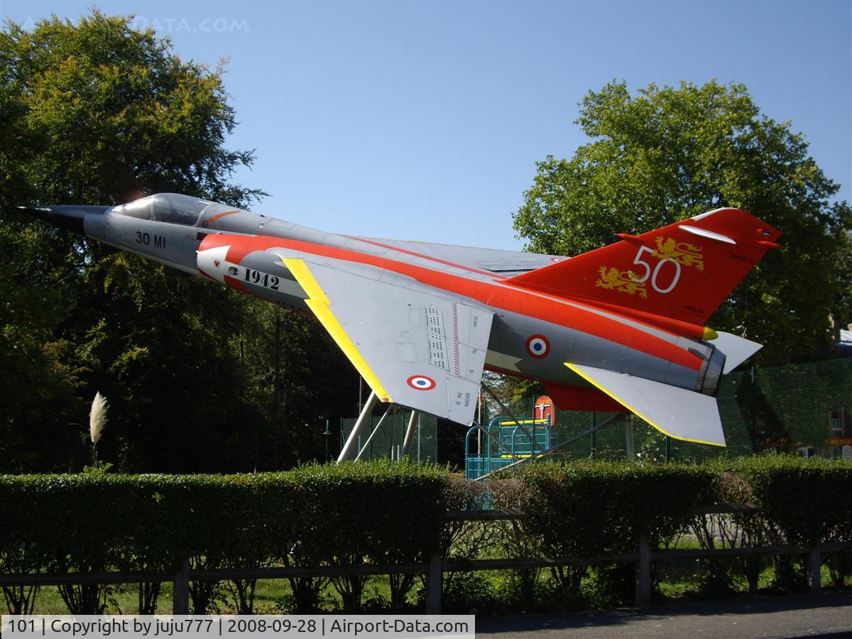 101, Dassault Mirage F.1C C/N Not found 101, on display at Les Andlys 
