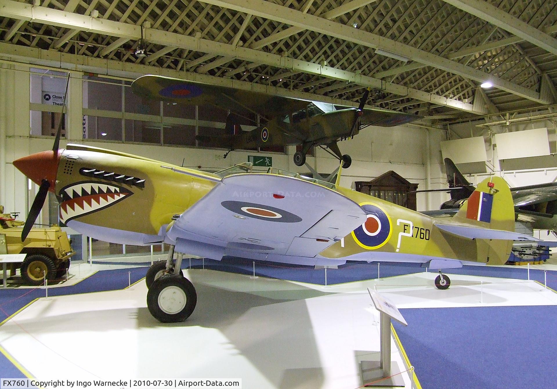 FX760, Curtiss Kittyhawk IV C/N 33840, Curtiss P-40N-15-CU Warhawk at the RAF Museum, Hendon