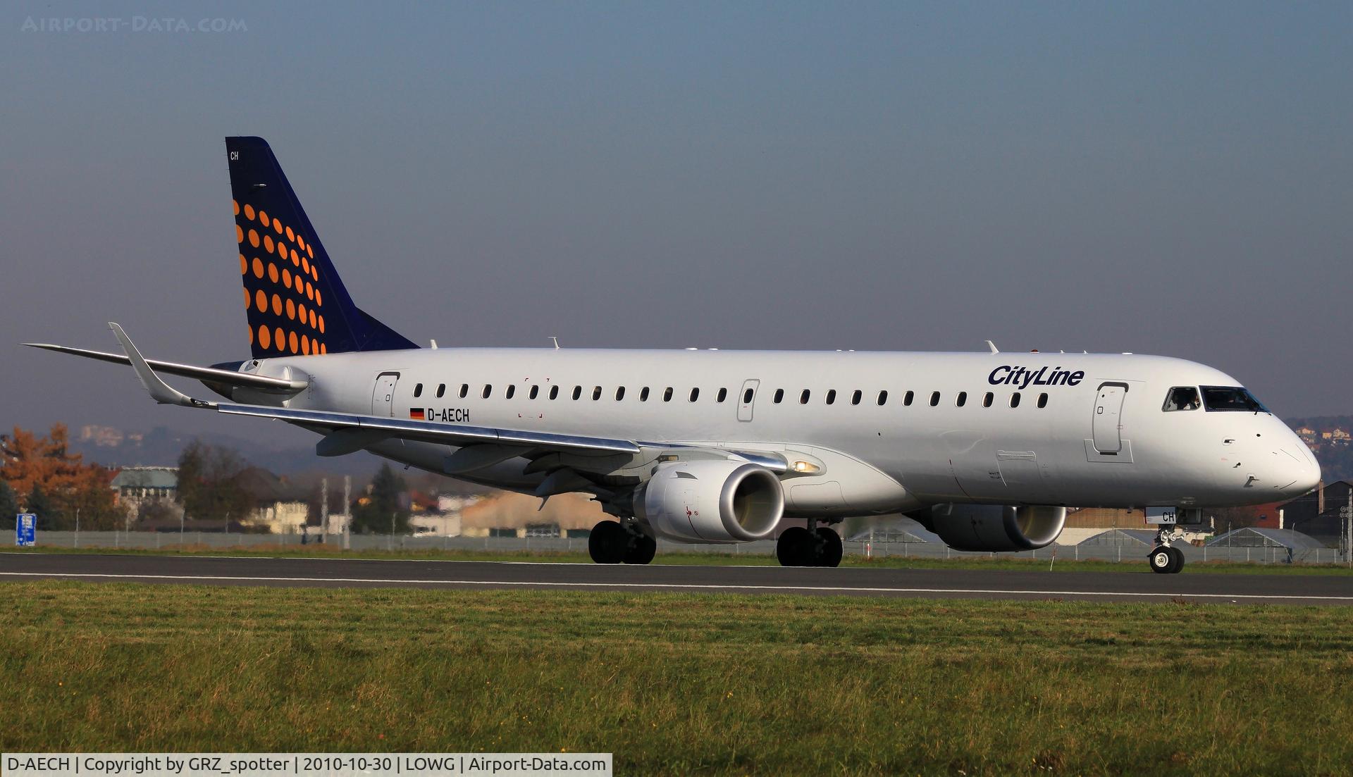 D-AECH, 2010 Embraer 190LR (ERJ-190-100LR) C/N 19000376, ...