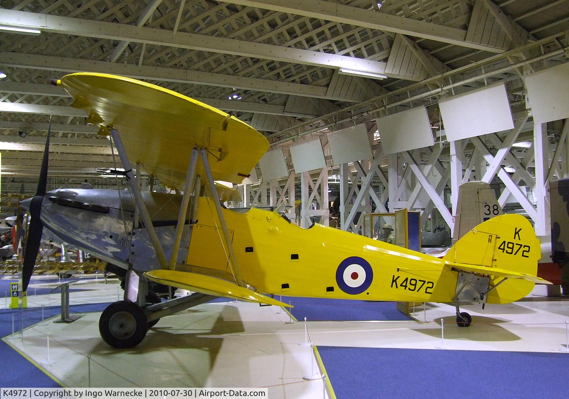 K4972, 1935 Hawker Hart Trainer II C/N 4261, Hawker Hart II trainer at the RAF Museum, Hendon