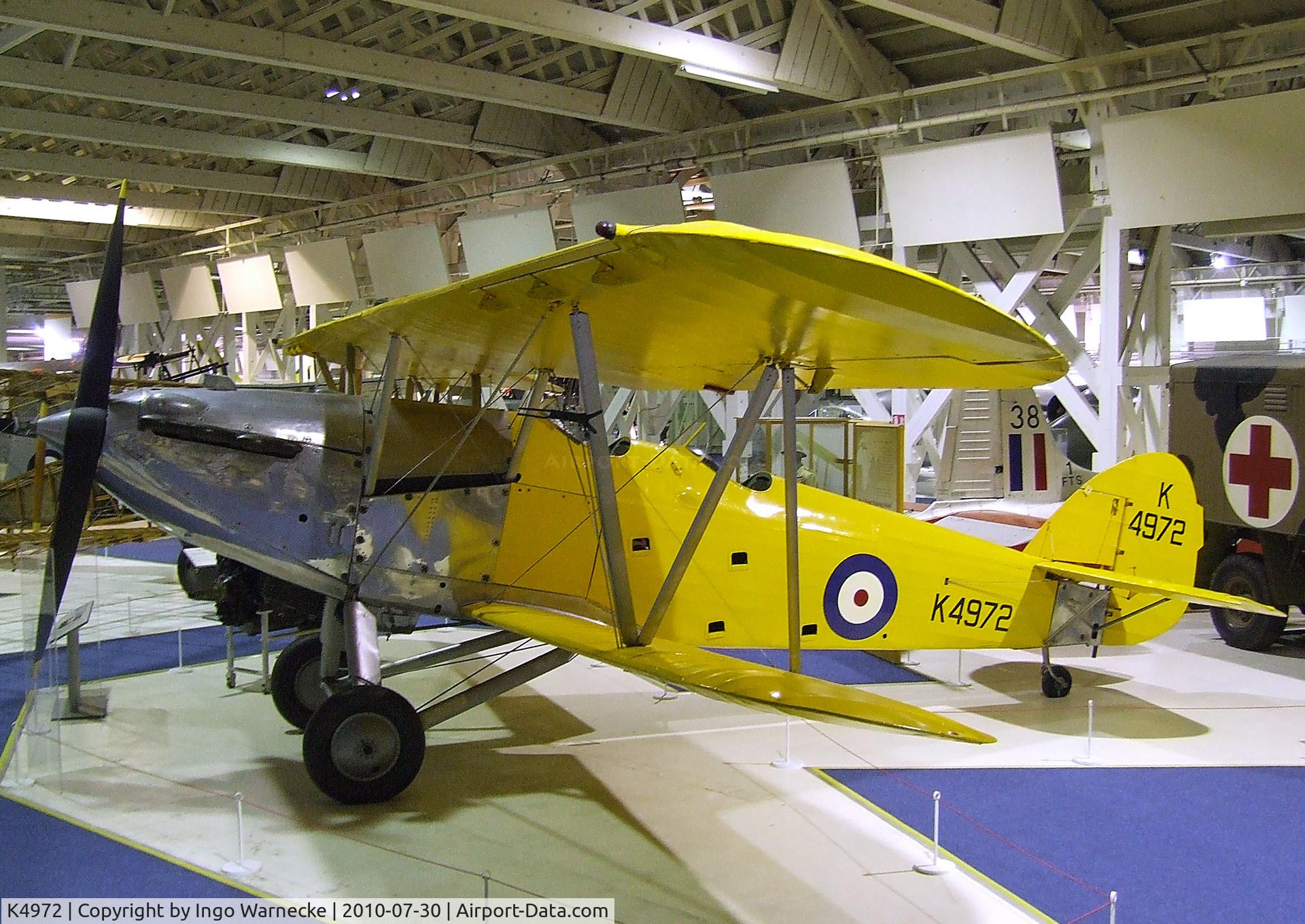 K4972, 1935 Hawker Hart Trainer II C/N 4261, Hawker Hart II trainer at the RAF Museum, Hendon
