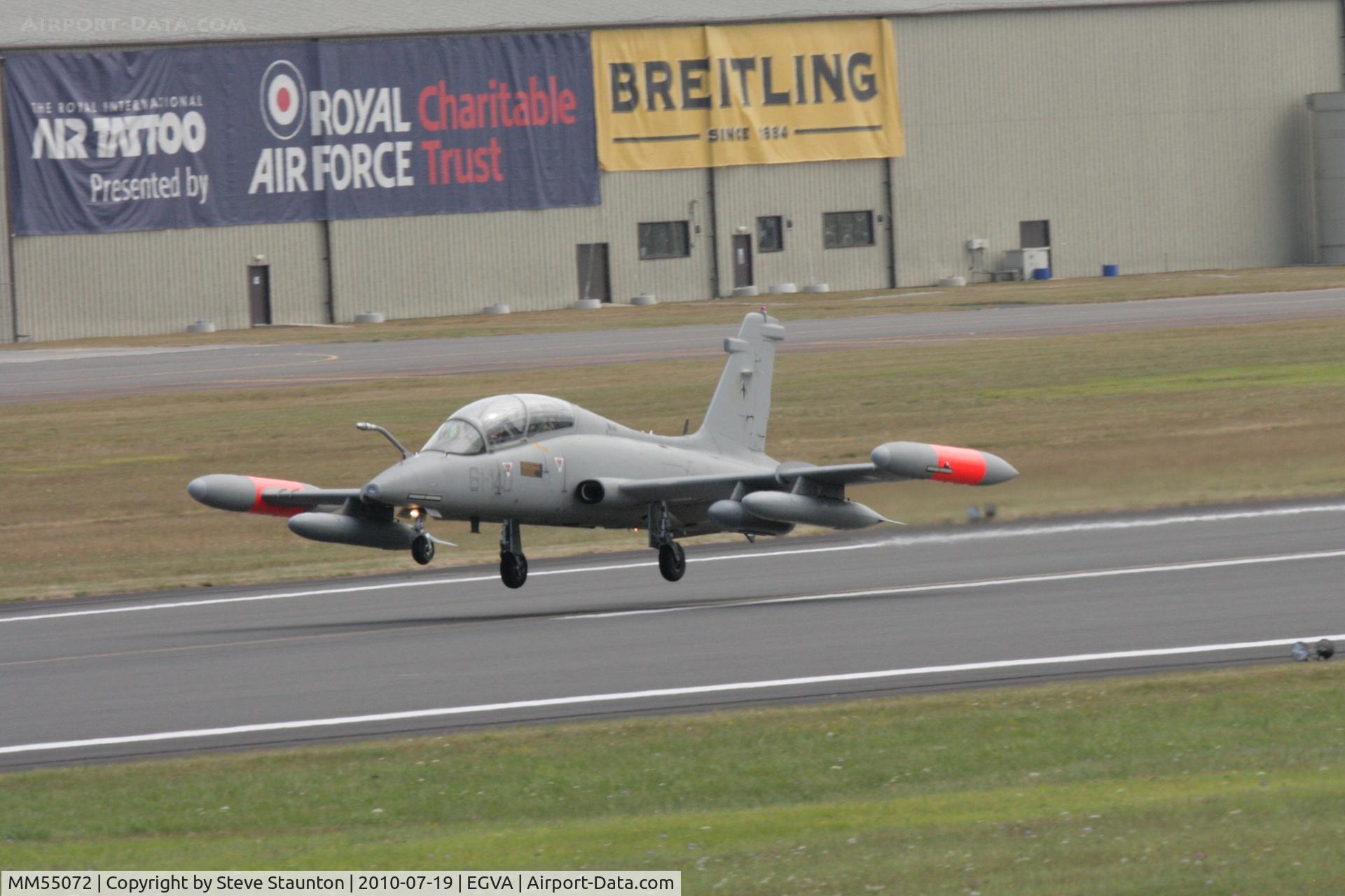 MM55072, Aermacchi MB-339CD C/N 6876/204/CD011, Taken at the Royal International Air Tattoo 2010
