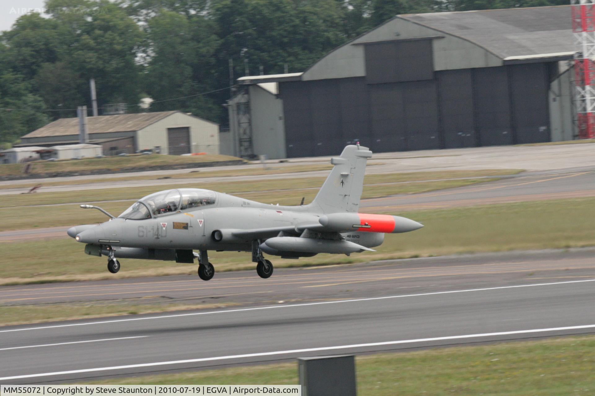 MM55072, Aermacchi MB-339CD C/N 6876/204/CD011, Taken at the Royal International Air Tattoo 2010