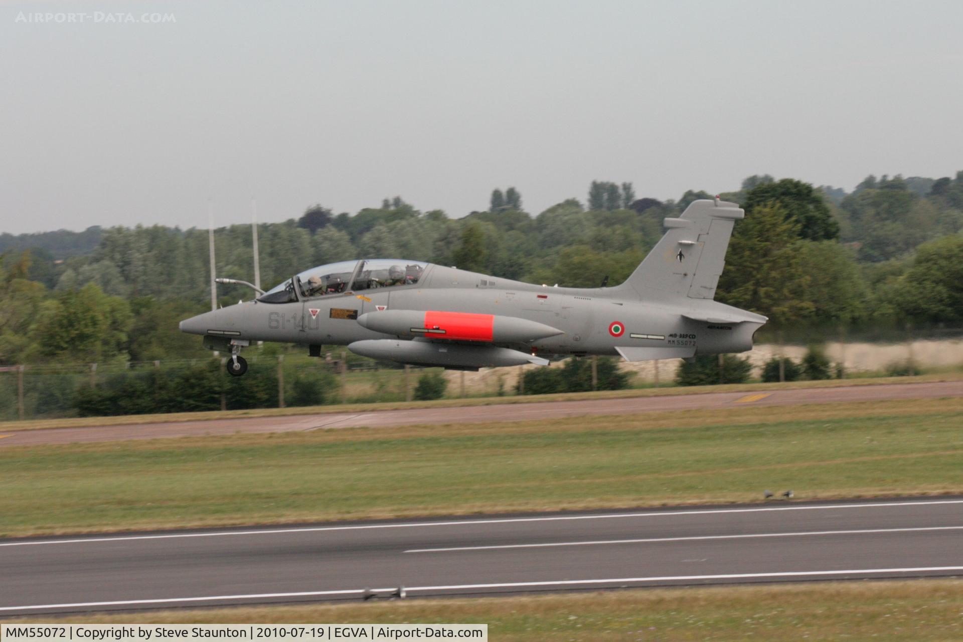 MM55072, Aermacchi MB-339CD C/N 6876/204/CD011, Taken at the Royal International Air Tattoo 2010