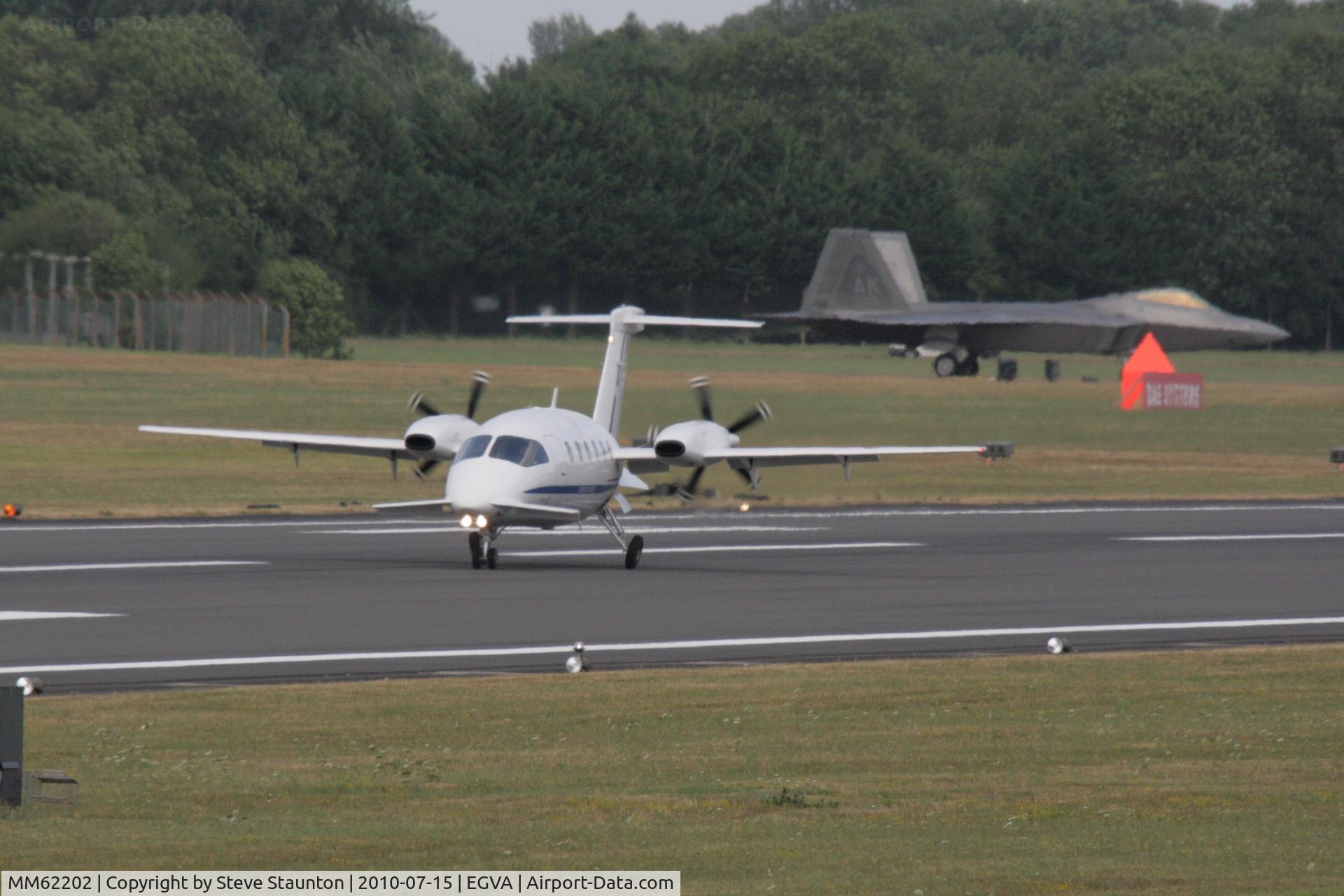 MM62202, Piaggio P-180AM Avanti C/N 1058, Taken at the Royal International Air Tattoo 2010