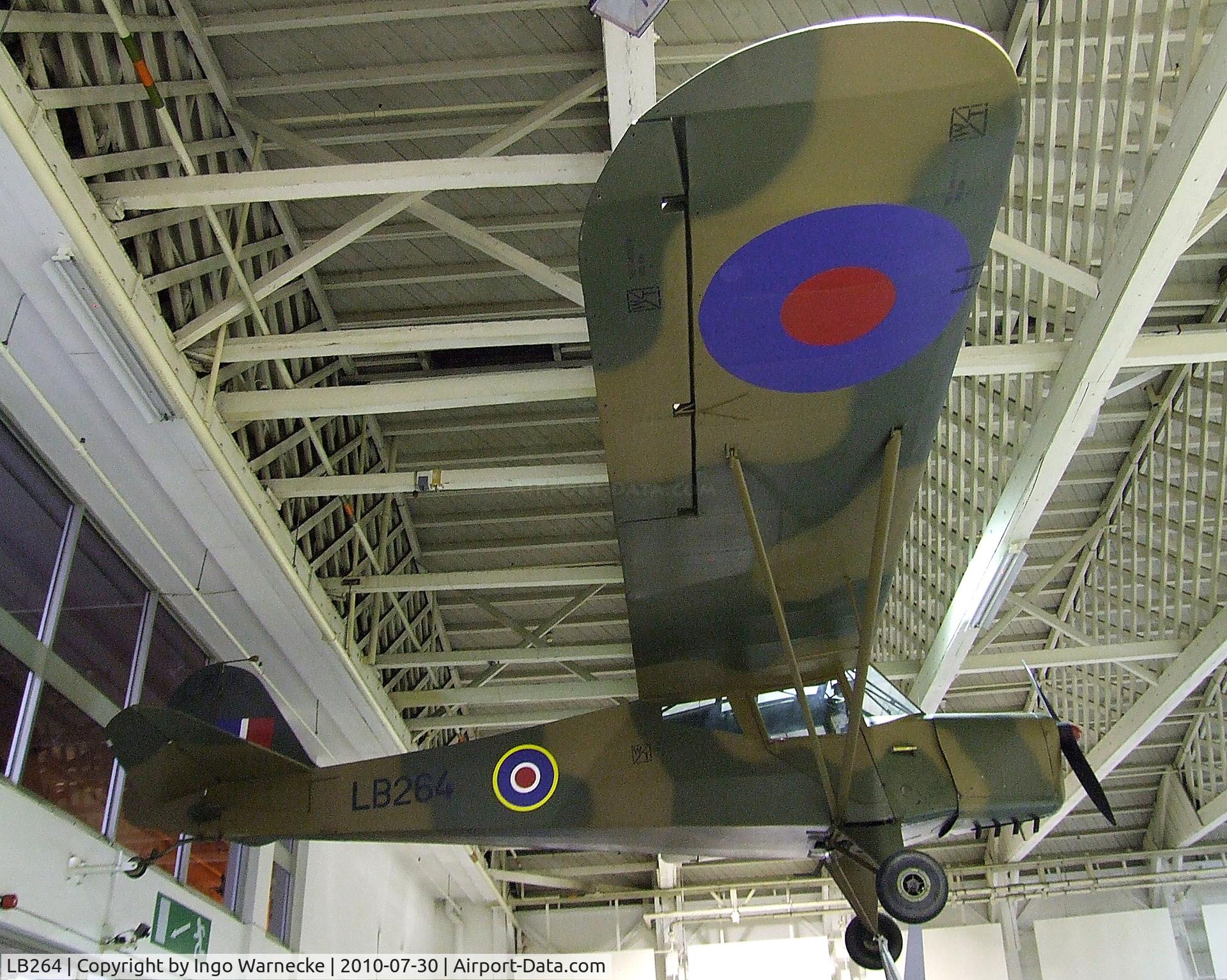 LB264, 1942 Taylorcraft Auster 1 C/N 134, Taylorcraft Auster 1 at the RAF Museum, Hendon