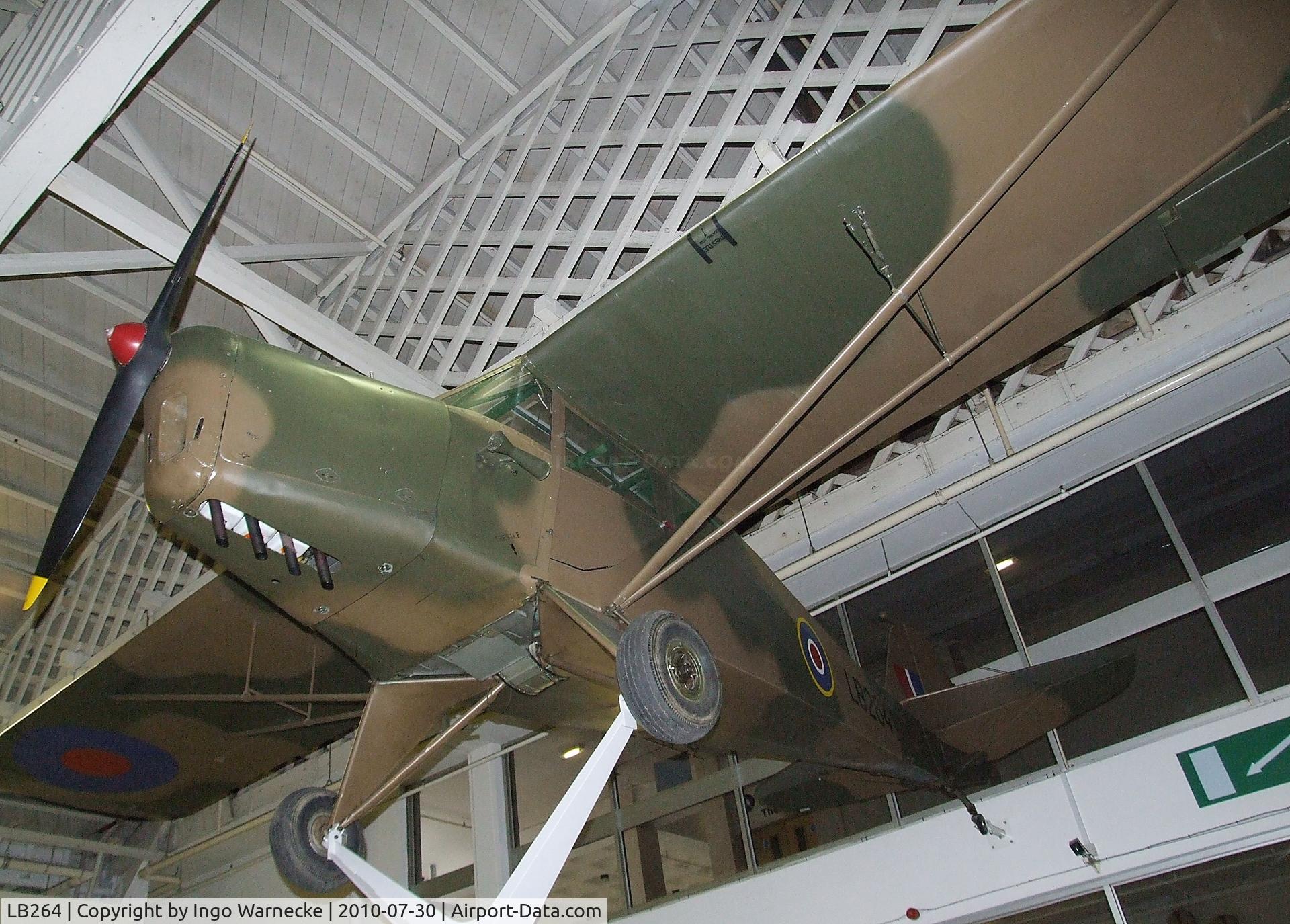 LB264, 1942 Taylorcraft Auster 1 C/N 134, Taylorcraft Auster 1 at the RAF Museum, Hendon