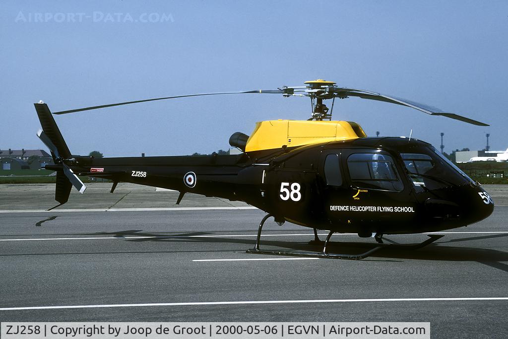 ZJ258, 1997 Eurocopter AS-350BB Squirrel HT1 Ecureuil C/N 2975, This aircraft was w/o in 2004