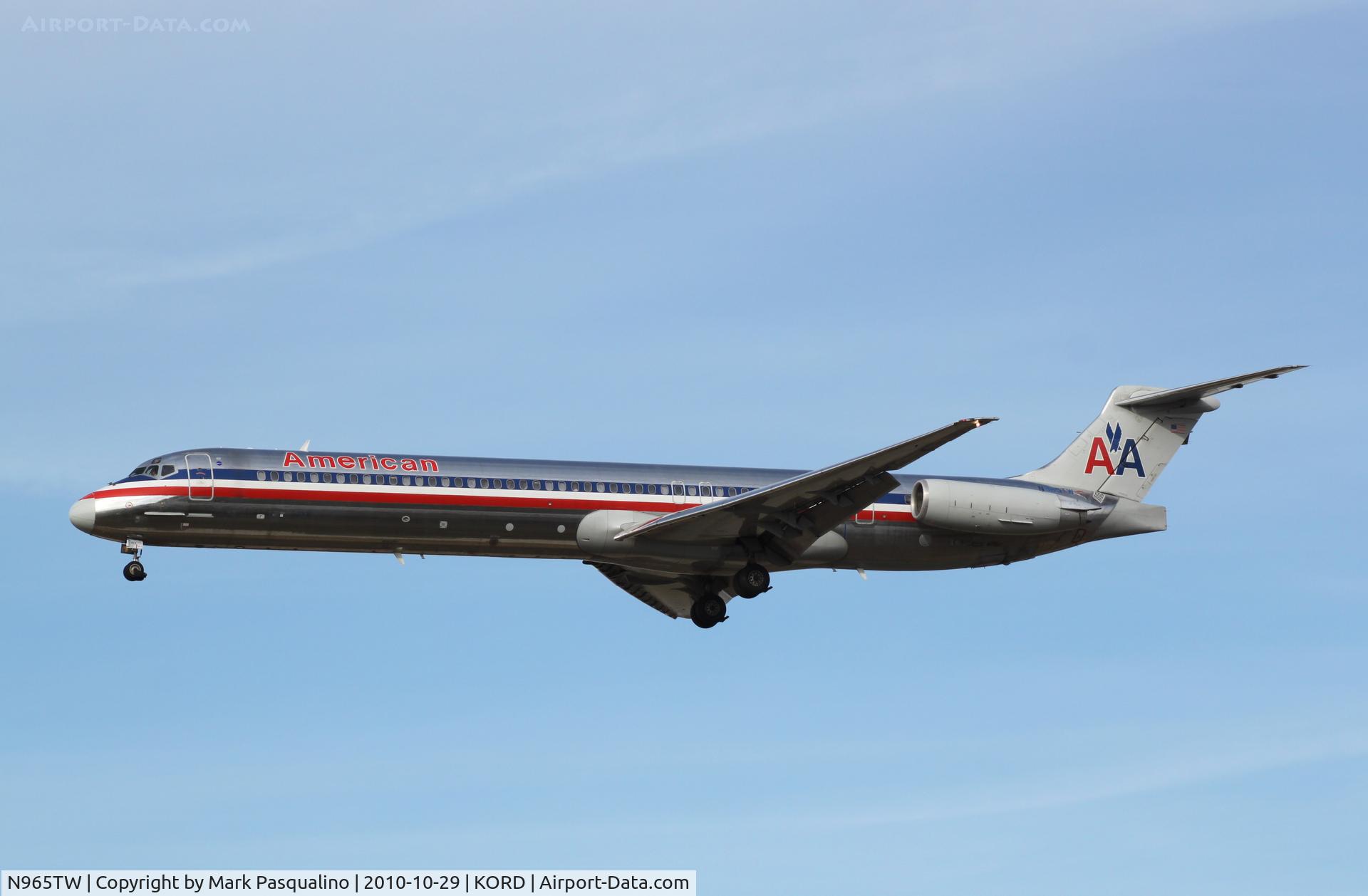 N965TW, 1999 McDonnell Douglas MD-83 (DC-9-83) C/N 53615, MD-83