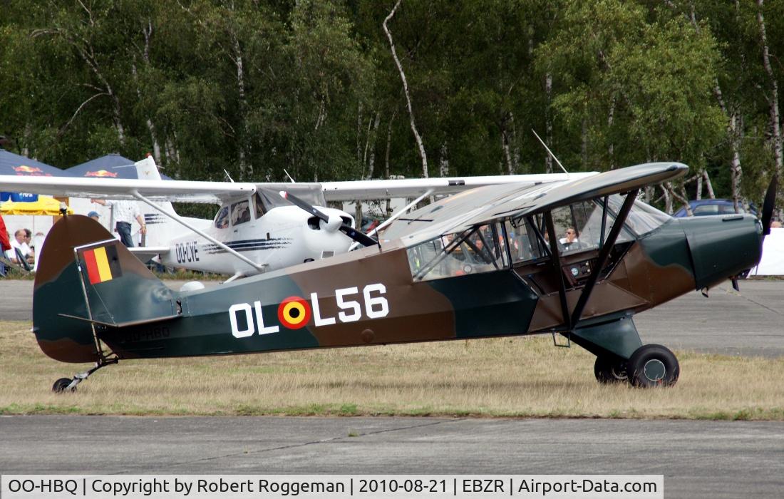 OO-HBQ, Piper L-18C Super Cub (PA-18-95) C/N 18-3130, Oostmalle Fly in 21-08-2010
