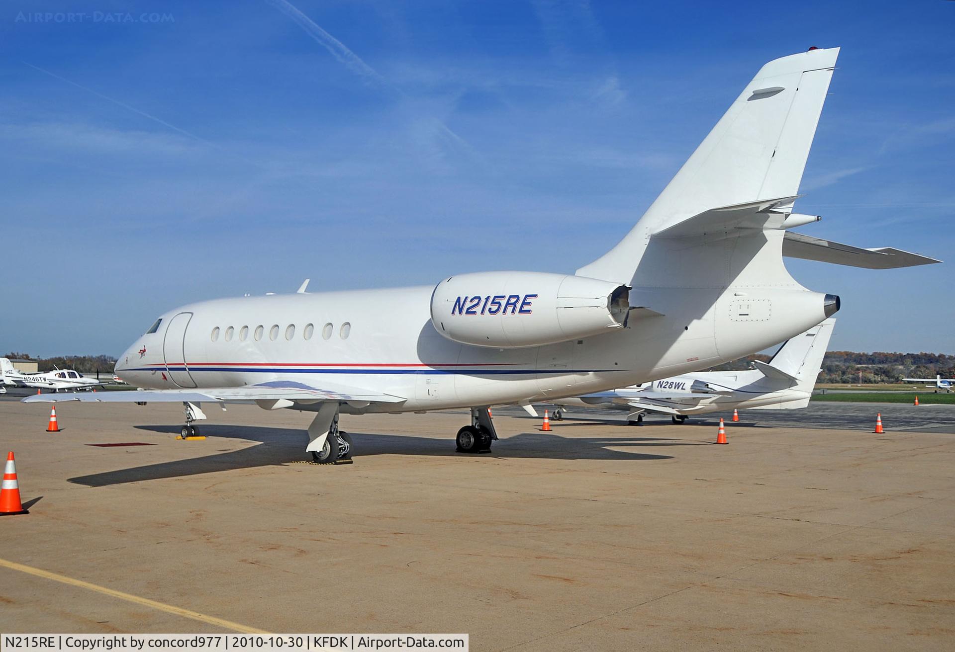 N215RE, 2004 Dassault Falcon 2000 C/N 215, 10/30/2010