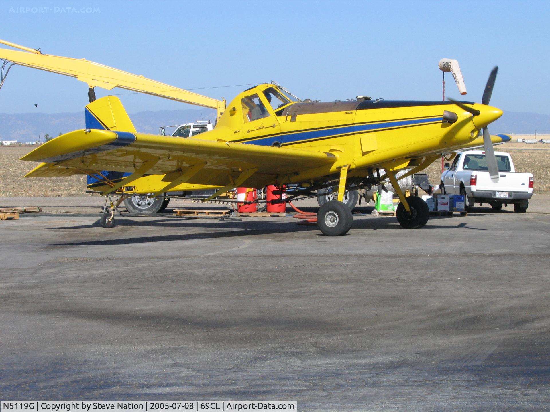 N5119G, 1997 Air Tractor Inc AT-502B C/N 502B-0474, Growers AS 1997 AT-502B sprayer @ Medlock Airport, Davis, CA