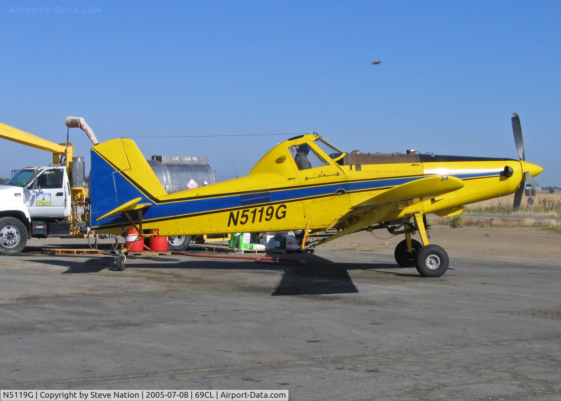 N5119G, 1997 Air Tractor Inc AT-502B C/N 502B-0474, Growers AS 1997 AT-502B sprayer @ Medlock Airport, Davis, CA