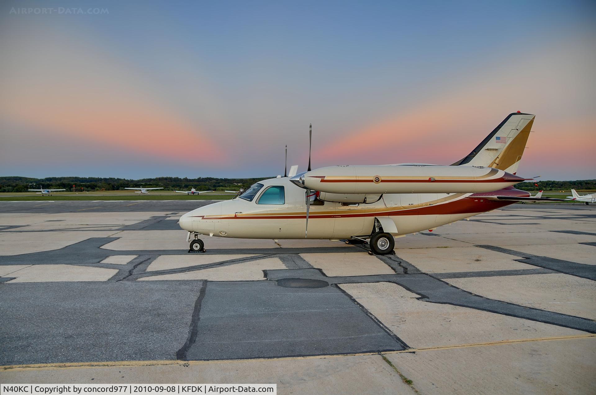 N40KC, 1974 Mitsubishi MU-2B-26 C/N 322, 9/8/2010