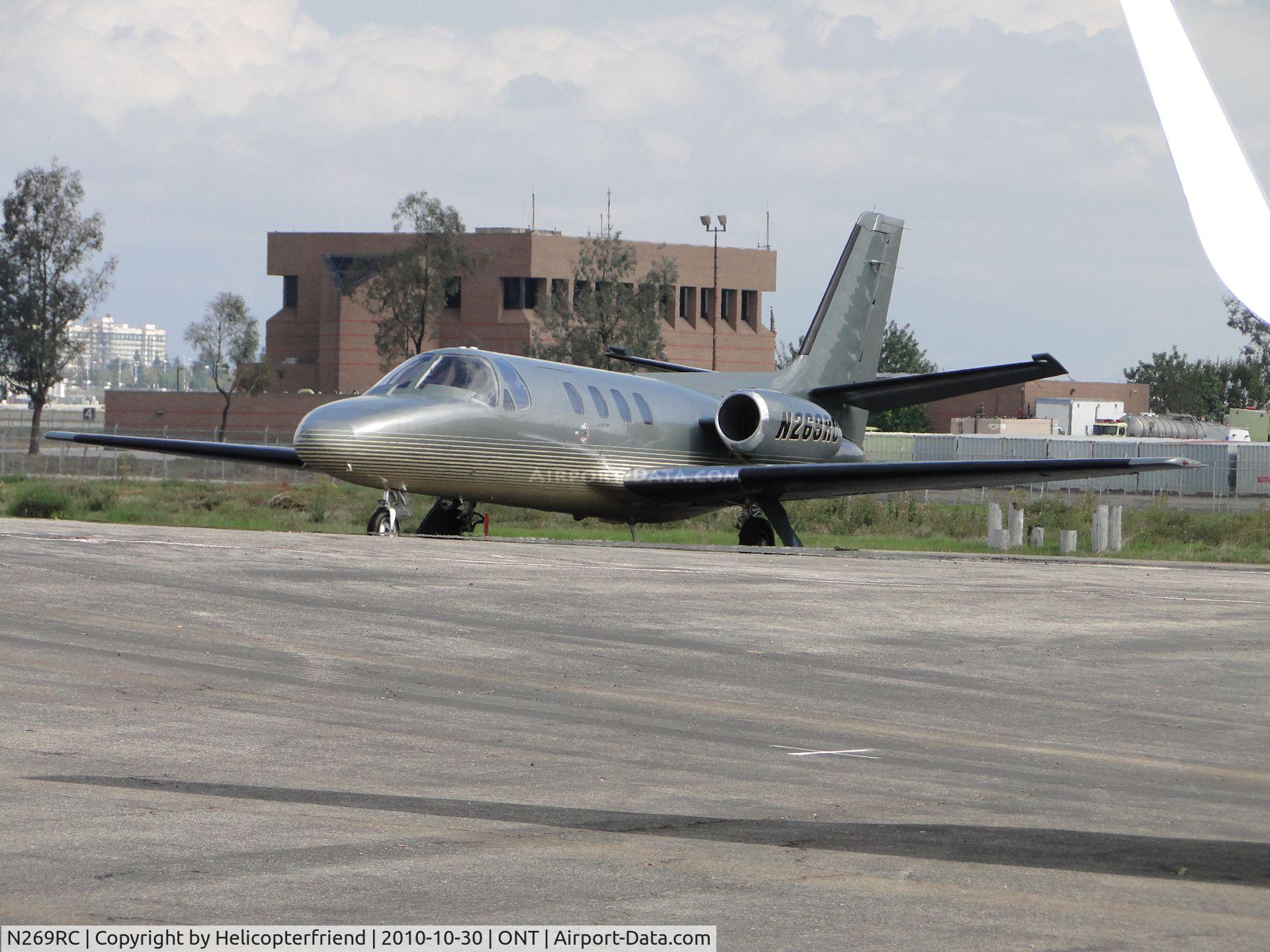 N269RC, 1973 Cessna 500 Citation C/N 500-0078, Parked at the edge of the parking apron