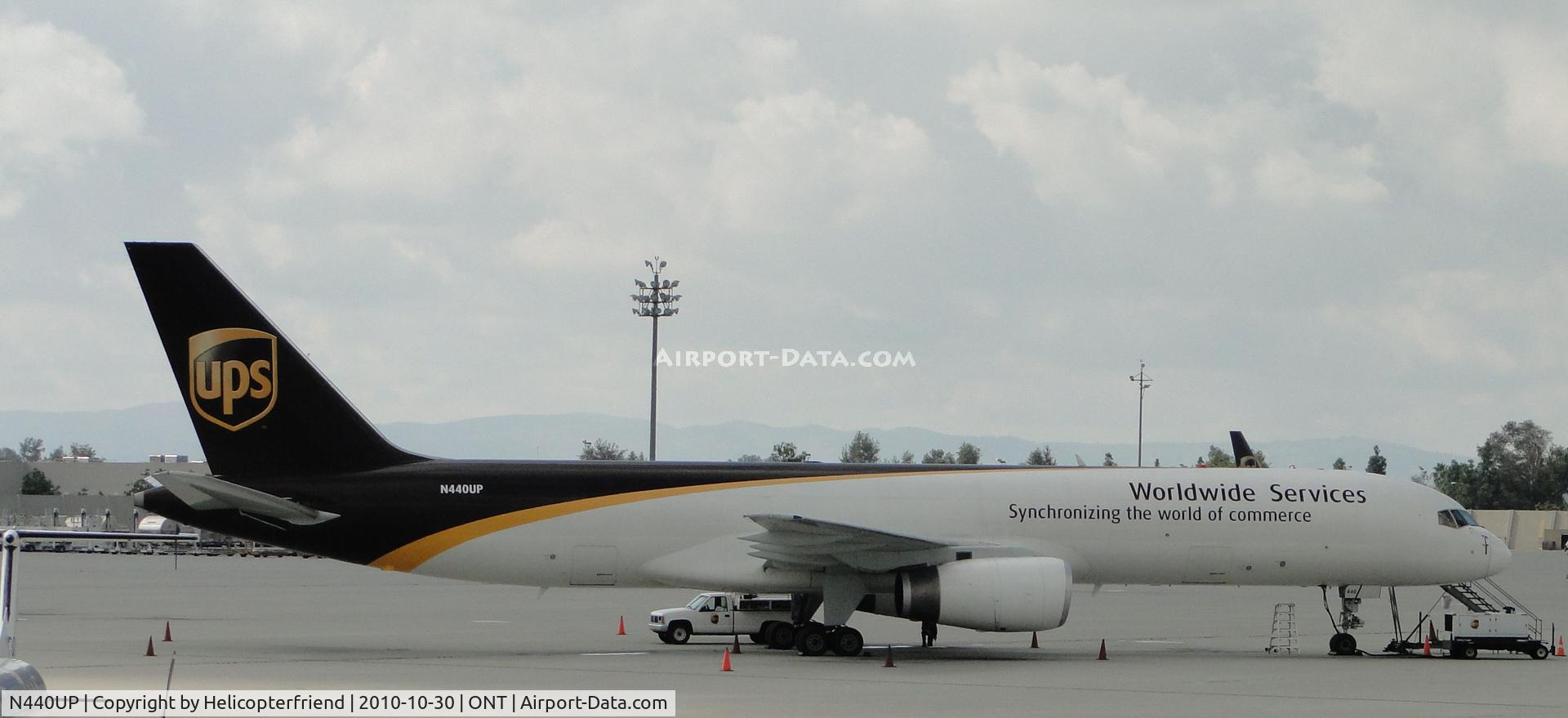 N440UP, 1994 Boeing 757-24APF C/N 25471, Parked in UPS lot southside