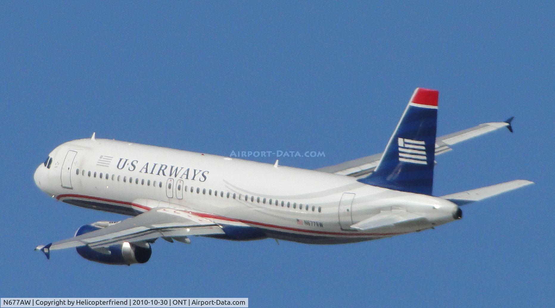 N677AW, 2005 Airbus A320-232 C/N 2430, Left wing dropping and ship starting to turn southward