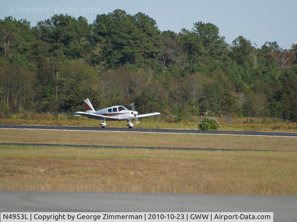 N4953L, 1967 Piper PA-28-180 C/N 28-4324, Departure from Goldsboro-Wayne