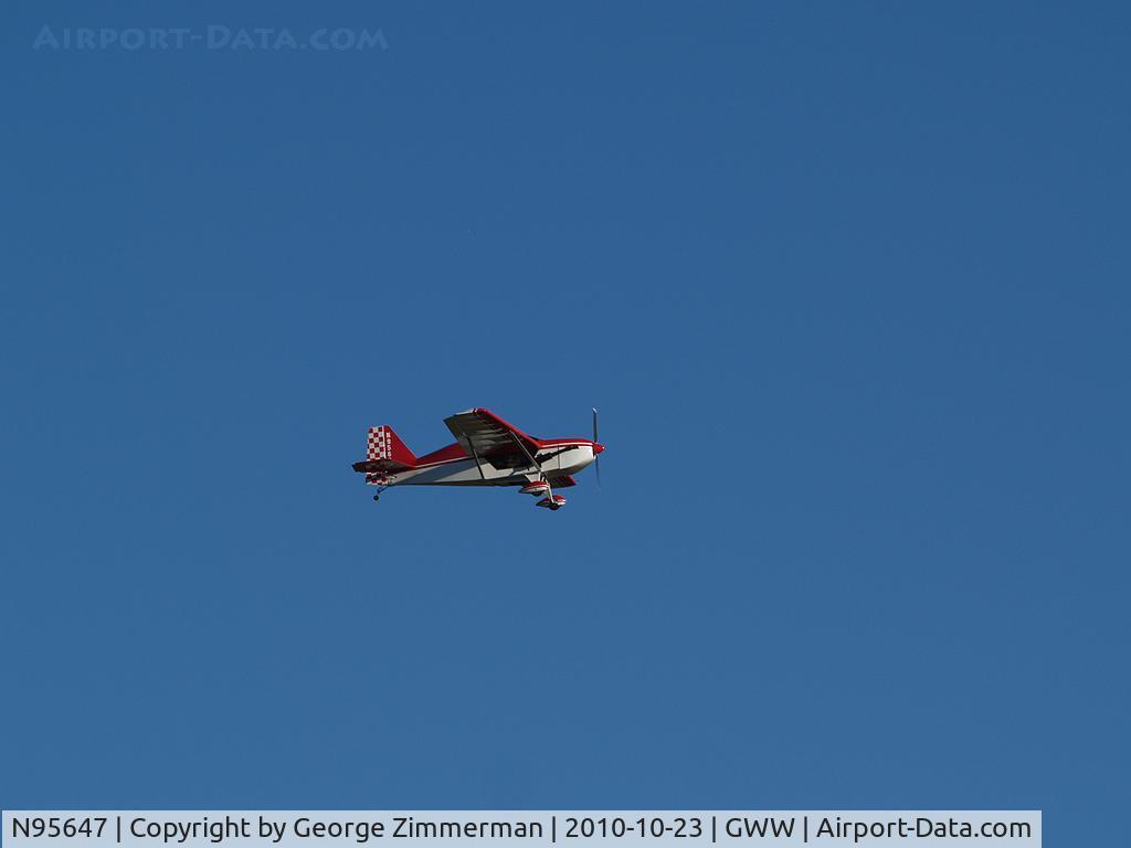 N95647, 2008 Rans S-9 Chaos C/N BOND 001, Test flight at Goldsboro-Wayne