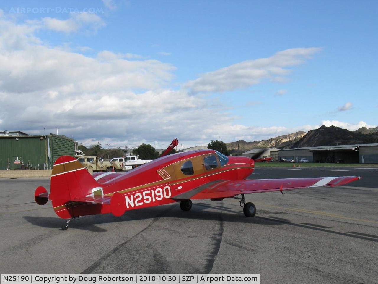 N25190, 1940 Bellanca 14-9 C/N 1011, 1940 Bellanca 14-9 CRUISAIR JUNIOR, Lycoming O&VO-360 conversion from original Ken-Royce LeBlond 90 Hp radial, Standard class despite FAA erroneous listing, holding short Rwy 22