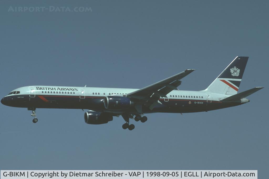 G-BIKM, 1984 Boeing 757-236 C/N 22184, British Airways Boeing 757-200
