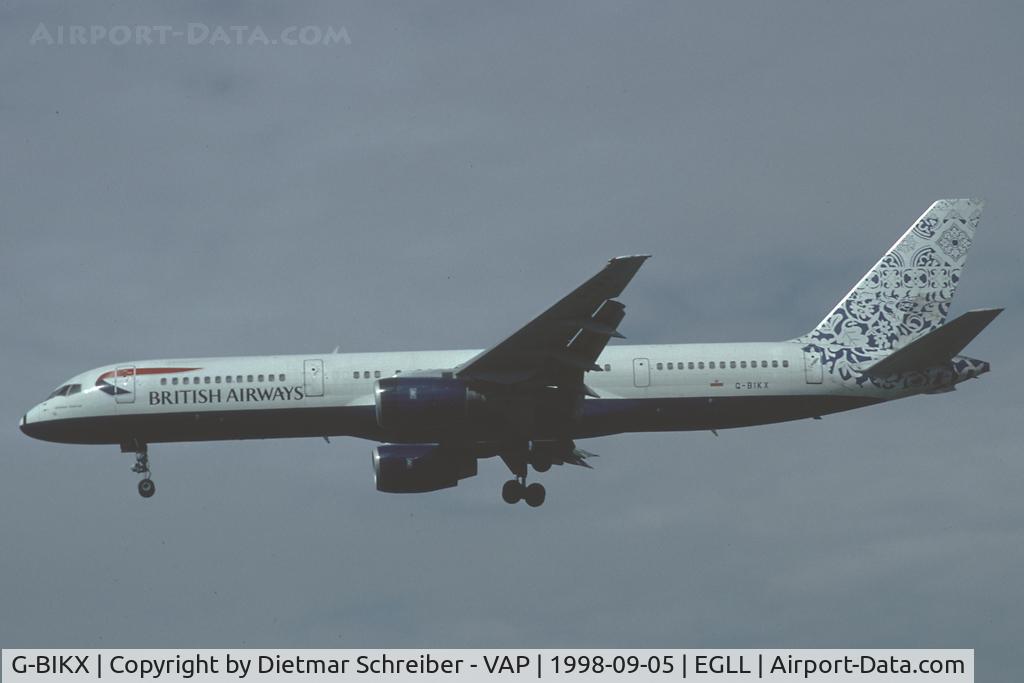 G-BIKX, 1986 Boeing 757-236/SF C/N 23493, British Airways Boeing 757-200