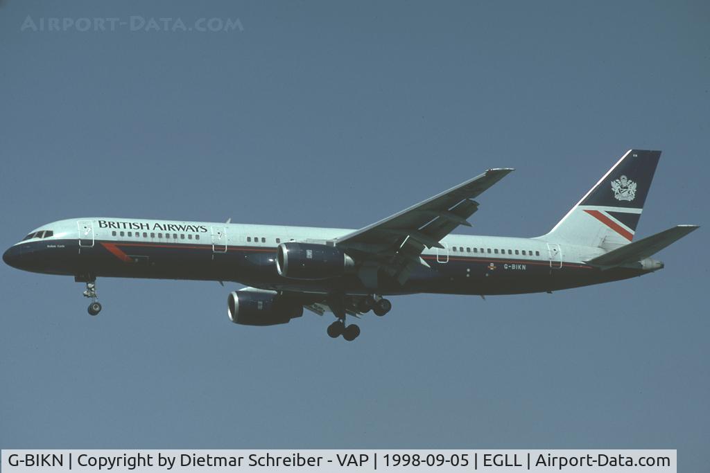 G-BIKN, 1984 Boeing 757-236 C/N 22186, British Airways Boeing 757-200
