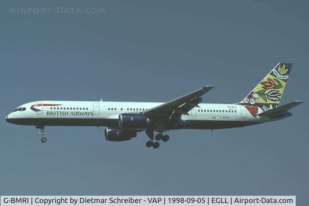 G-BMRI, 1989 Boeing 757-236/SF C/N 24267, British Airways Boeing 757-200