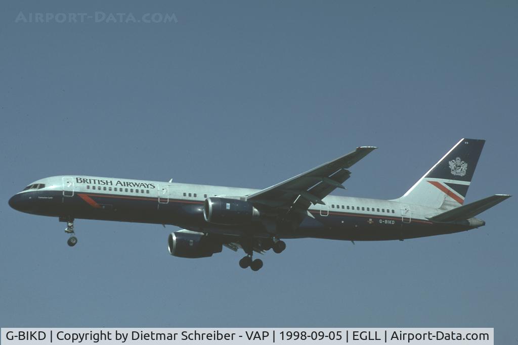 G-BIKD, 1982 Boeing 757-236 C/N 22175, British Airways Boeing 757-200