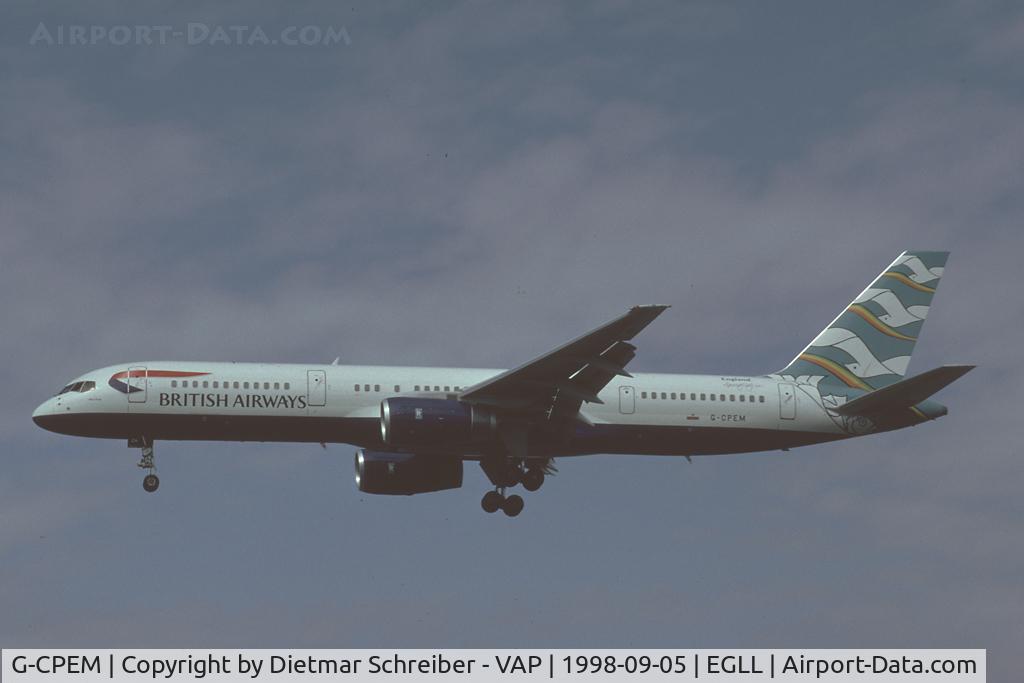G-CPEM, 1997 Boeing 757-236 C/N 28665, British Airways Boeing 757-200