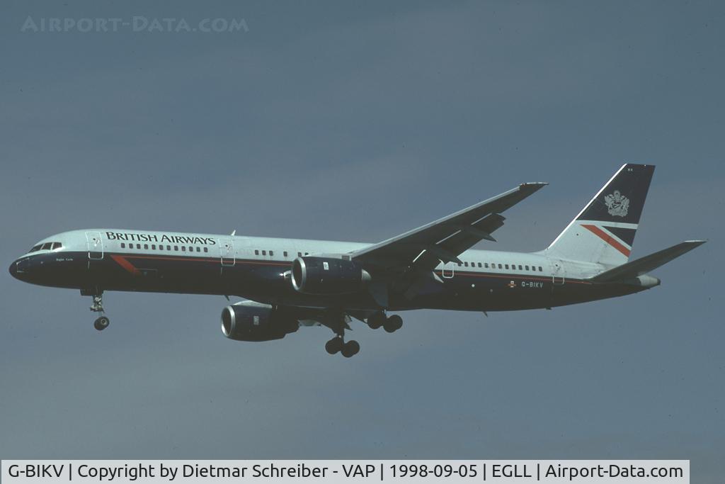 G-BIKV, 1985 Boeing 757-236 C/N 23400, British Airways Boeing 757-200