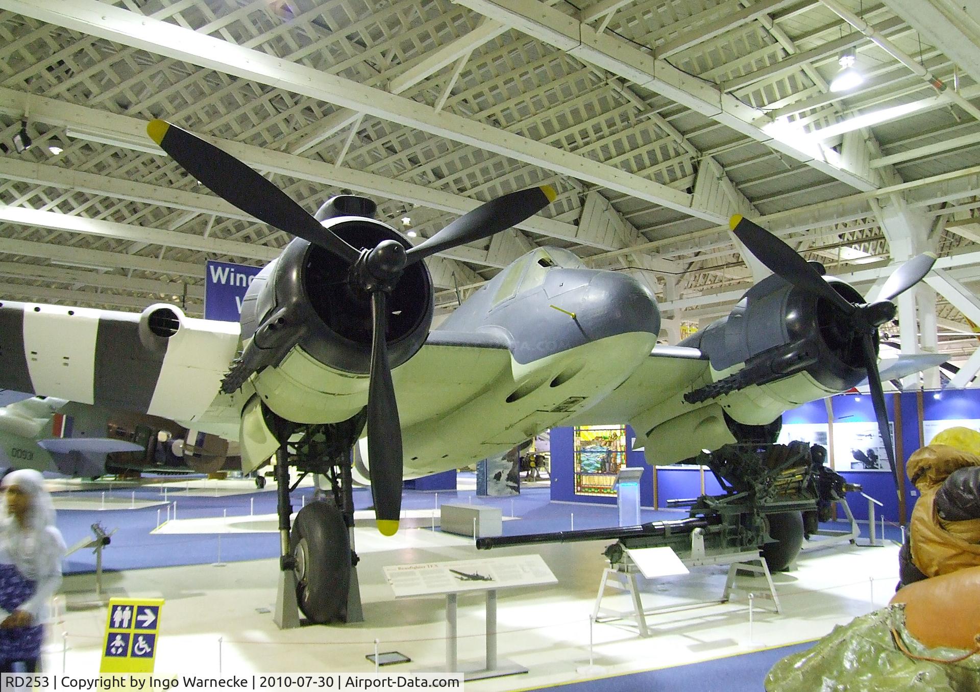 RD253, Bristol Beaufighter TF.X C/N Not found RD253, Bristol Beaufighter TF Mk X at the RAF Museum, Hendon