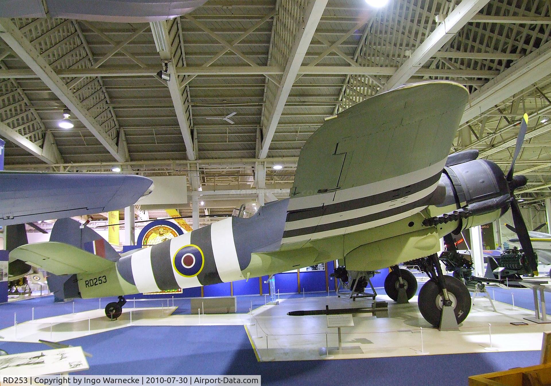 RD253, Bristol Beaufighter TF.X C/N Not found RD253, Bristol Beaufighter TF Mk X at the RAF Museum, Hendon