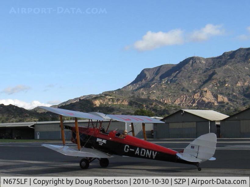 N675LF, 1944 De Havilland DH-82A Tiger Moth II C/N 86572, 1944 DeHavilland DH-82A TIGER MOTH, Gipsy Major I 4 cylinder air-cooled 135 Hp inverted in-line, taxi