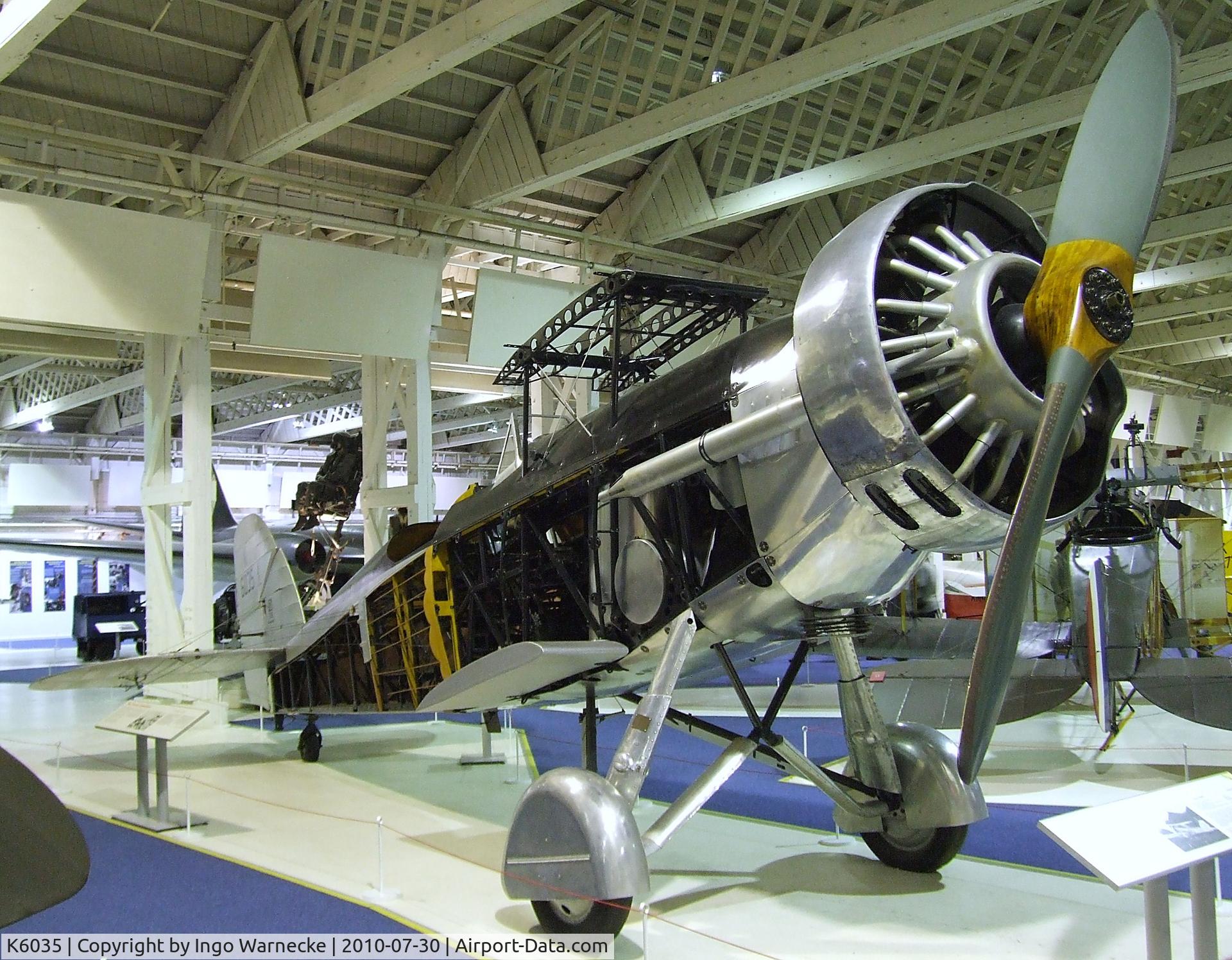 K6035, 1935 Westland Wallace II C/N WA24?2G, Westland Wallace II (minus wings) at the RAF Museum, Hendon