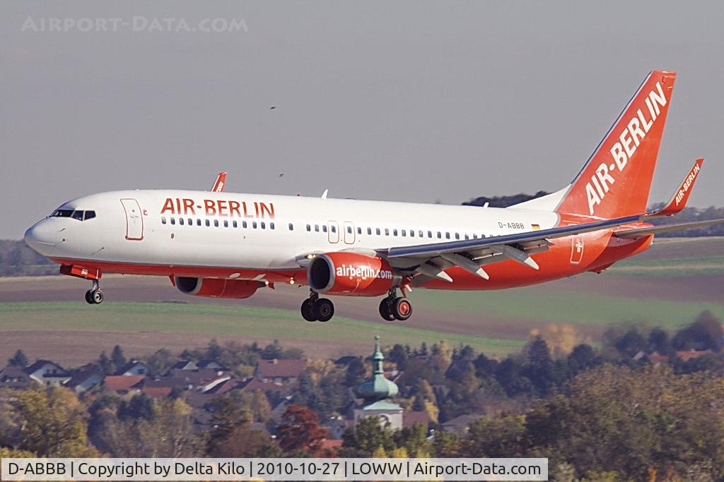 D-ABBB, 2001 Boeing 737-86J C/N 32624, BER [AB] Air Berlin