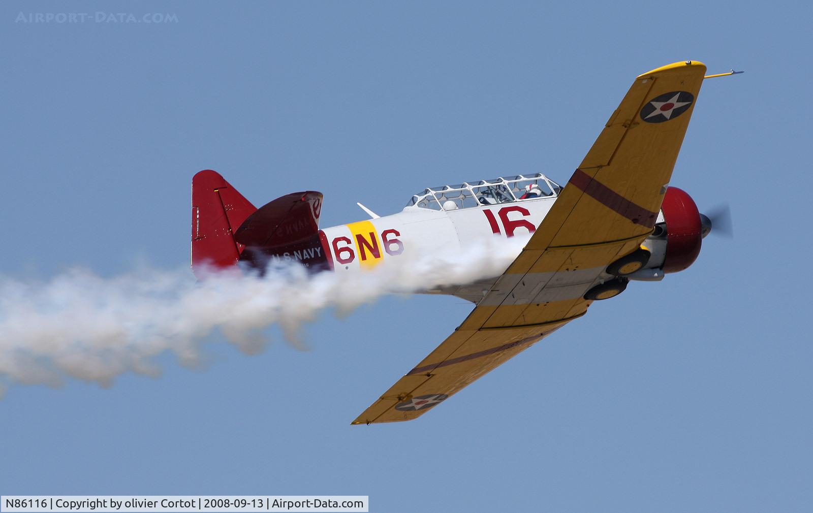 N86116, 1959 North American AT-6D C/N 90599, Reno air races 2008