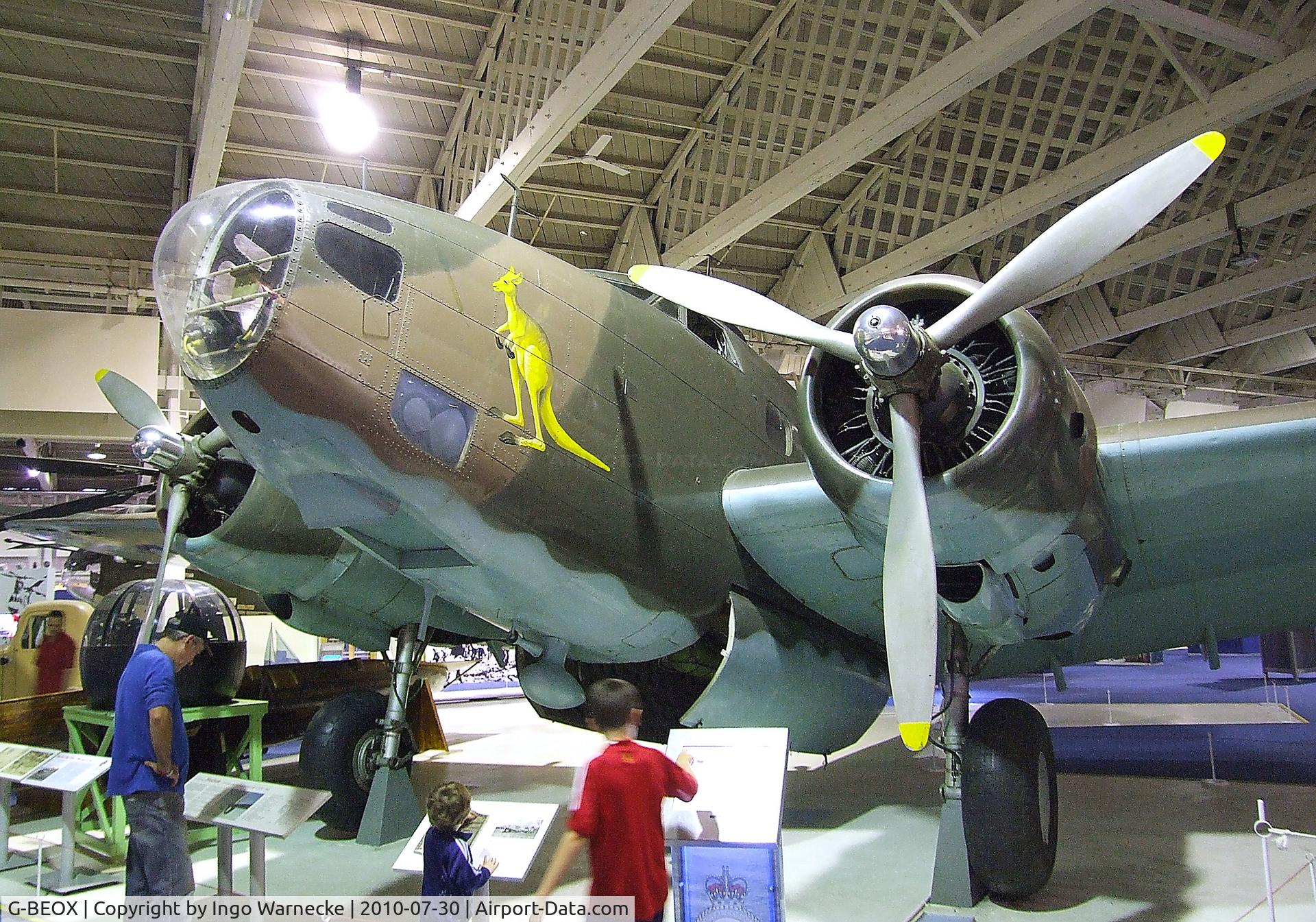 G-BEOX, Lockheed Hudson IV C/N 6464, Lockheed Hudson IIA at the RAF Museum, Hendon