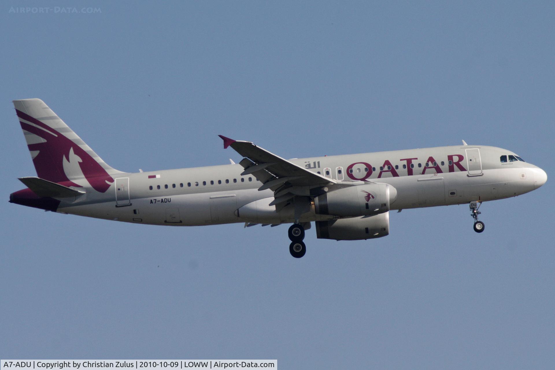 A7-ADU, 2007 Airbus A320-232 C/N 3071, Qatar Airways