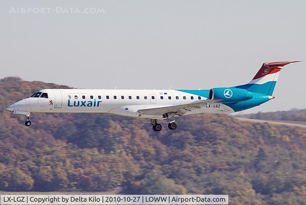 LX-LGZ, 2000 Embraer EMB-145LU (ERJ-145LU) C/N 145258, LGL [LG] Luxair