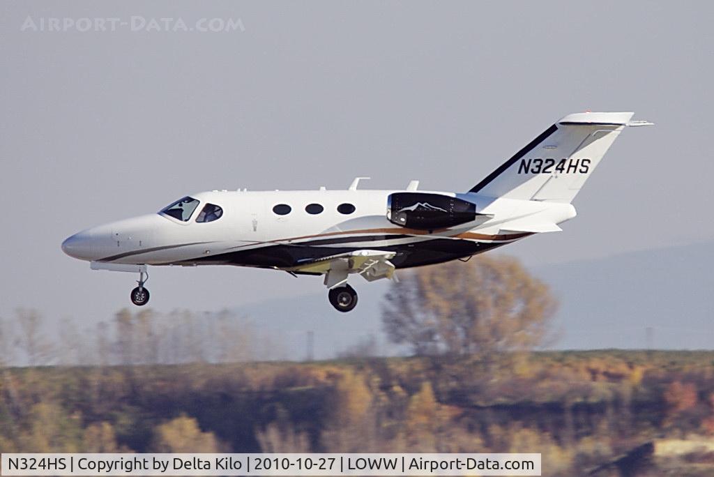 N324HS, 2010 Cessna 510 Citation Mustang C/N 510-0324, CESSNA 