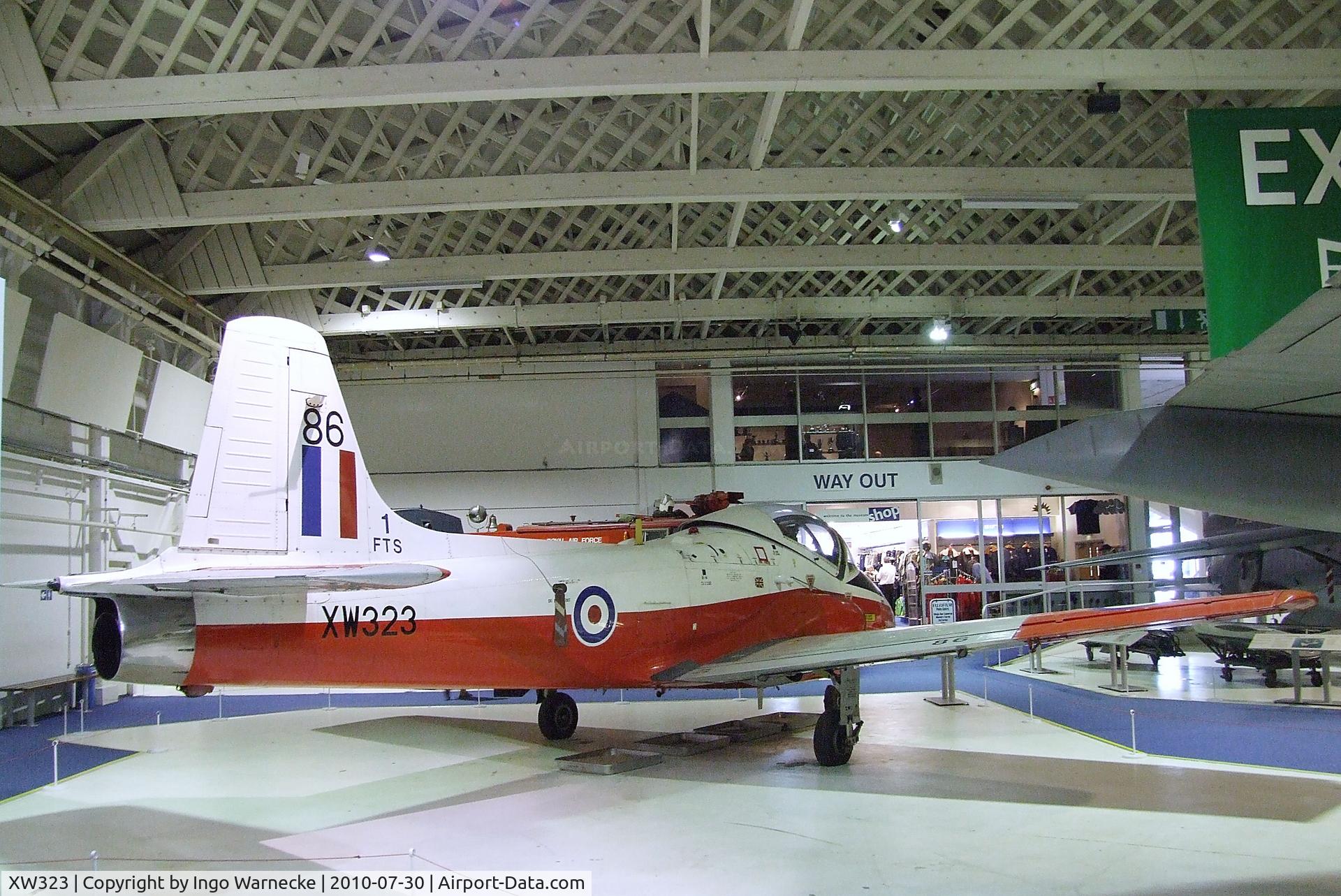 XW323, 1970 BAC 84 Jet Provost T.5A C/N EEP/JP/987, Hunting (BAC) Jet Provost T5A at the RAF Museum, Hendon
