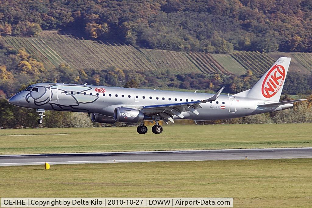 OE-IHE, 2010 Embraer 190LR (ERJ-190-100LR) C/N 19000387, NLY [HG] flyNiki