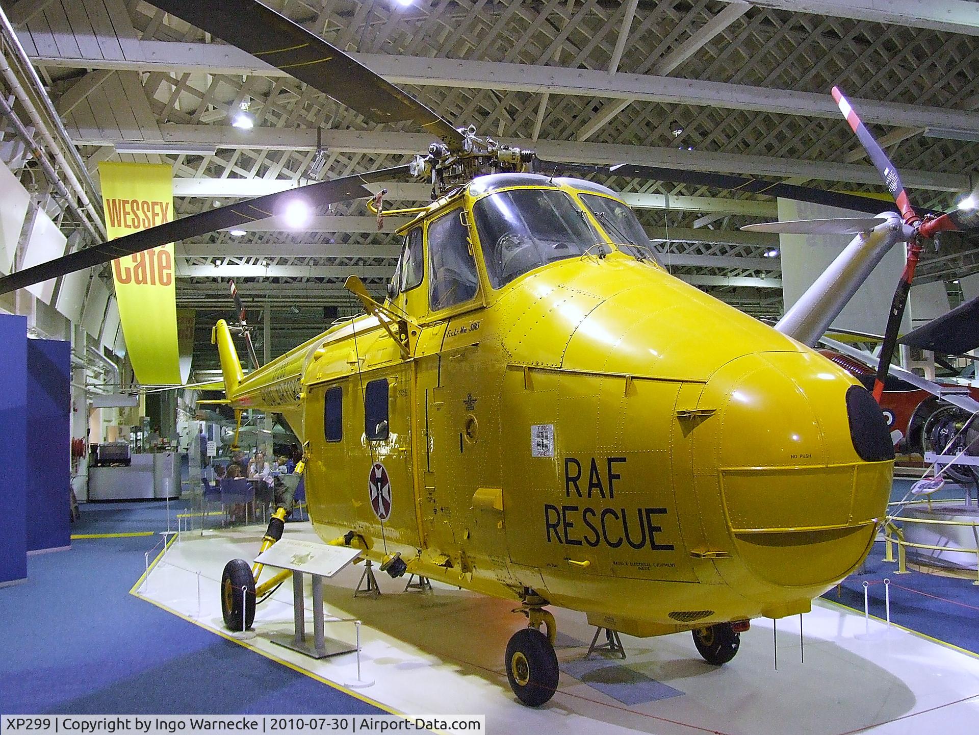 XP299, 1961 Westland Whirlwind HAR.10 C/N WA342, Westland Whirlwind HAR10 at the RAF Museum, Hendon