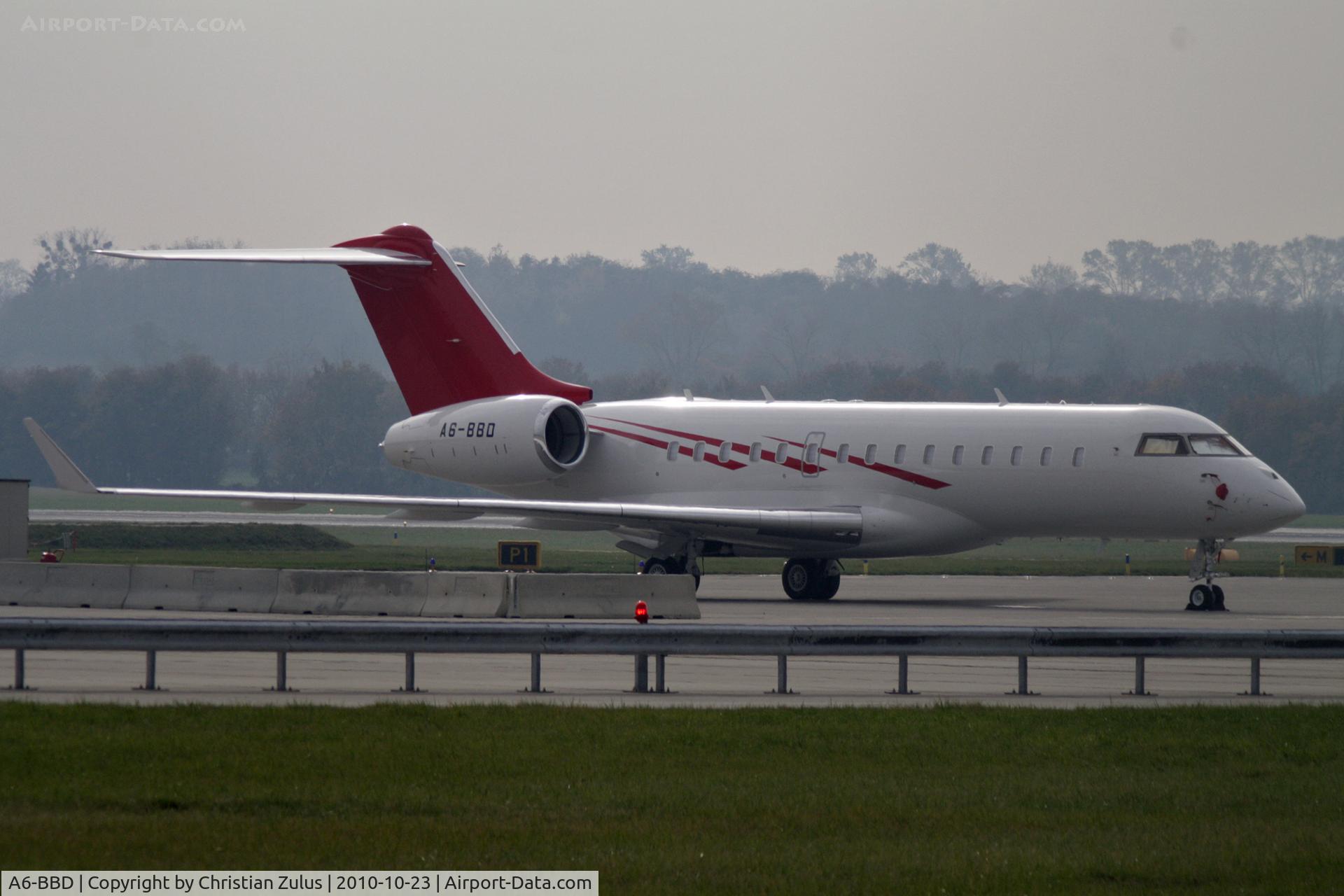 A6-BBD, 2009 Bombardier BD-700-1A10 Global Express C/N 9335, Unknown