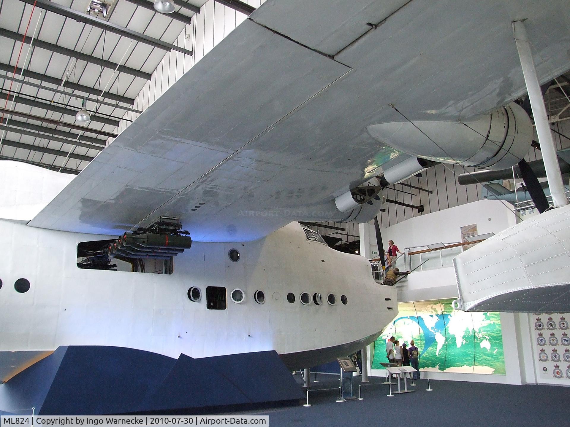 ML824, 1944 Short S25 Sunderland V C/N SH.984, Short Sunderland MR5 at the RAF Museum, Hendon