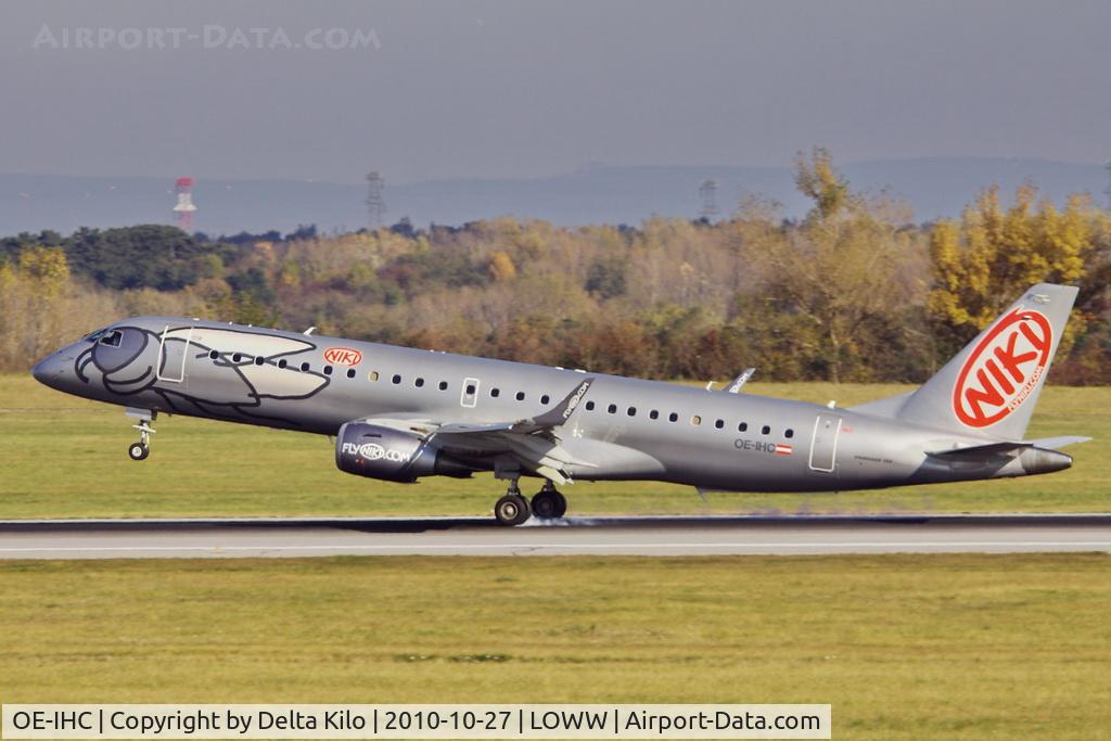 OE-IHC, 2010 Embraer 190LR (ERJ-190-100LR) C/N 19000349, NLY [HG] flyNiki