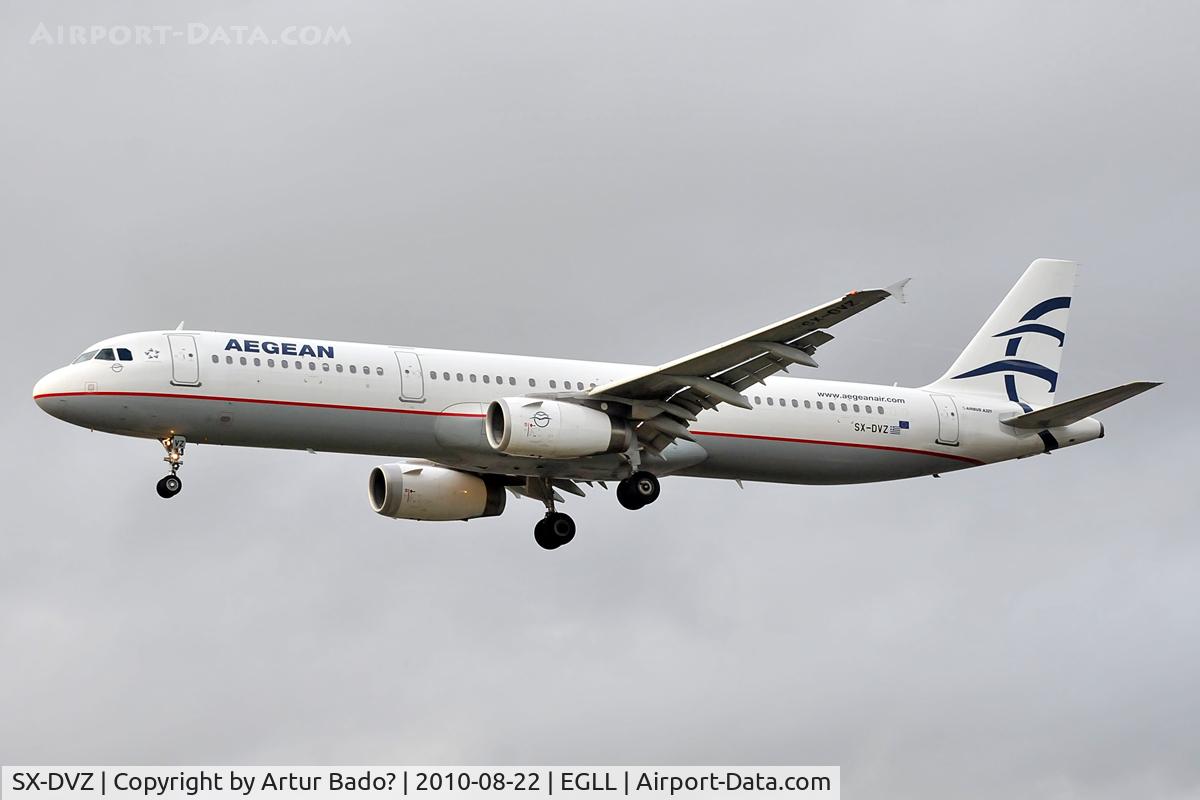 SX-DVZ, 2009 Airbus A321-231 C/N 3820, Aegean