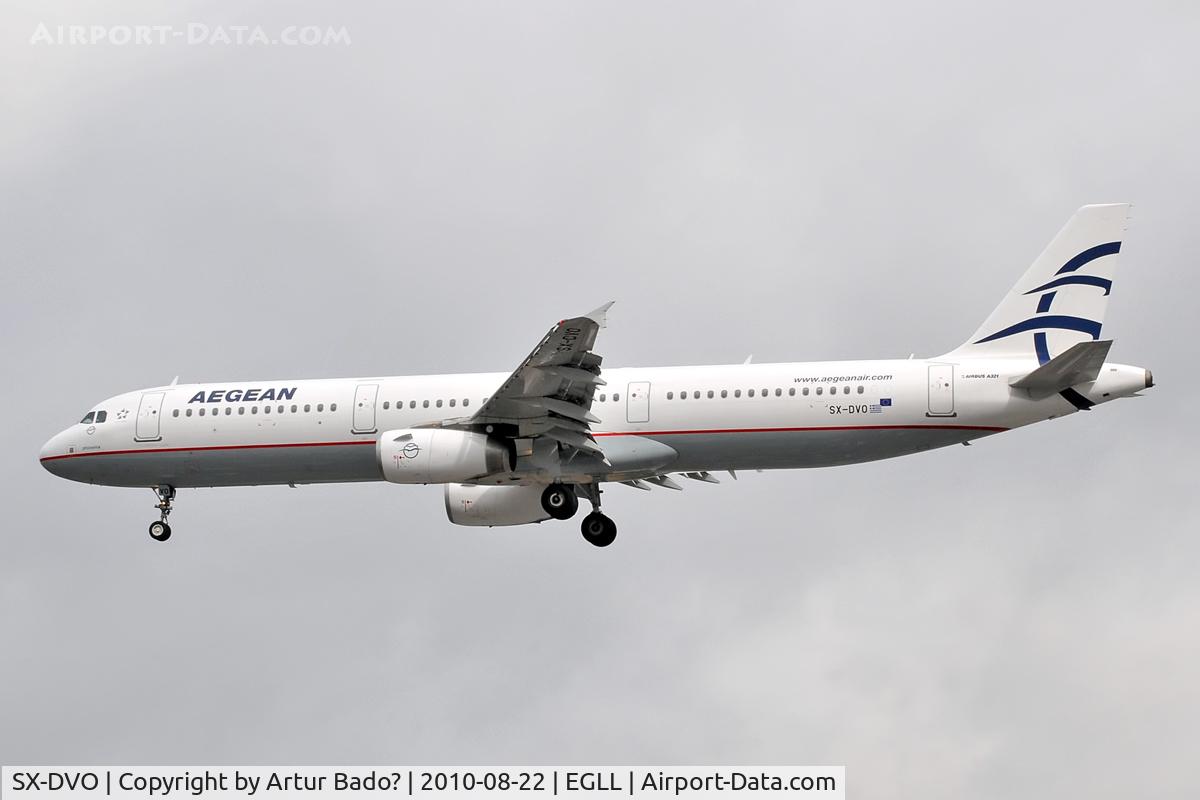 SX-DVO, 2008 Airbus A321-231 C/N 3462, Aegean