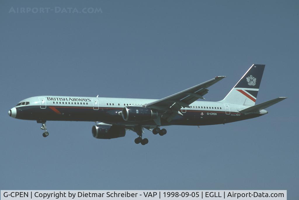 G-CPEN, 1997 Boeing 757-236 C/N 28666, British Airways Boeing 757-200